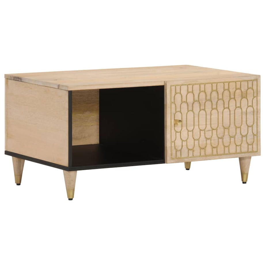 vidaXL Stolik kawowy, 80x50x40 cm, lite drewno mango