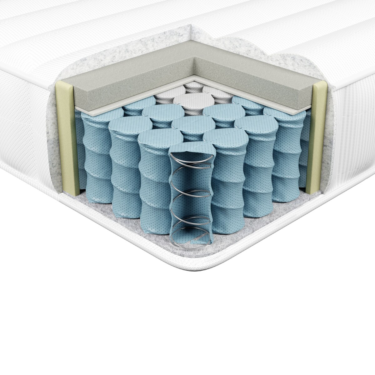 Materac kieszeniowy SPRING 7 PLUS H3/4 twardy 120 x 200 cm