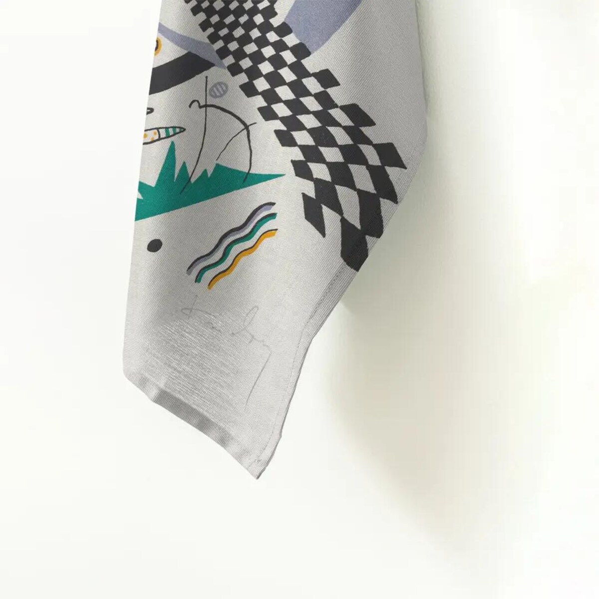 Lniany ręcznik kuchenny - Small Worlds IV