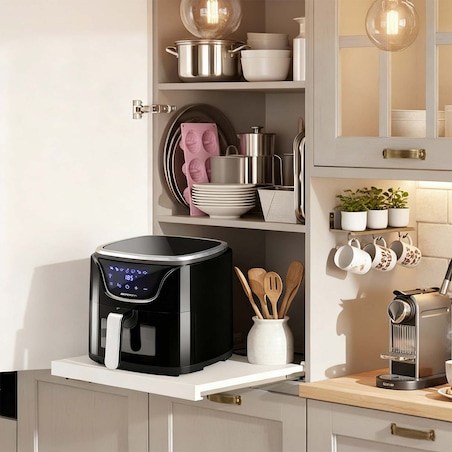Frytkownica beztłuszczowa AIR FRYER 5l 1500w Berdsen
