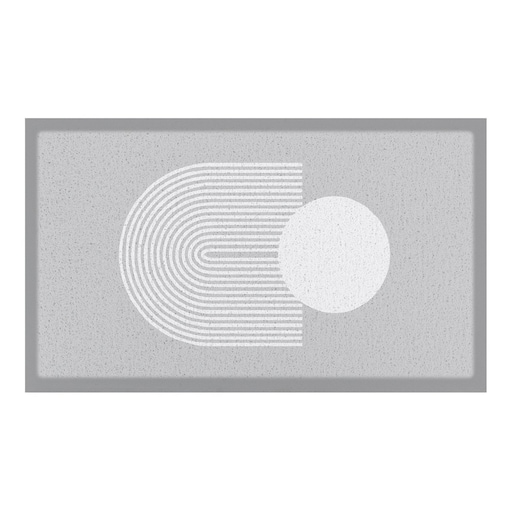 Wycieraczka Grey Abstract Sphere Indoor & Outdoor (- 70 x 40 cm)