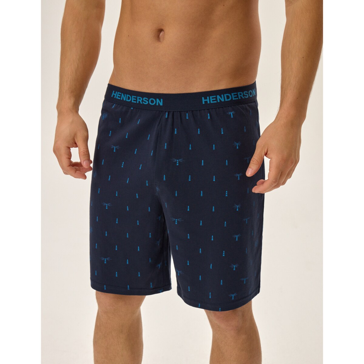 Piżama Jog 41907-55X Niebieska Niebieski, M