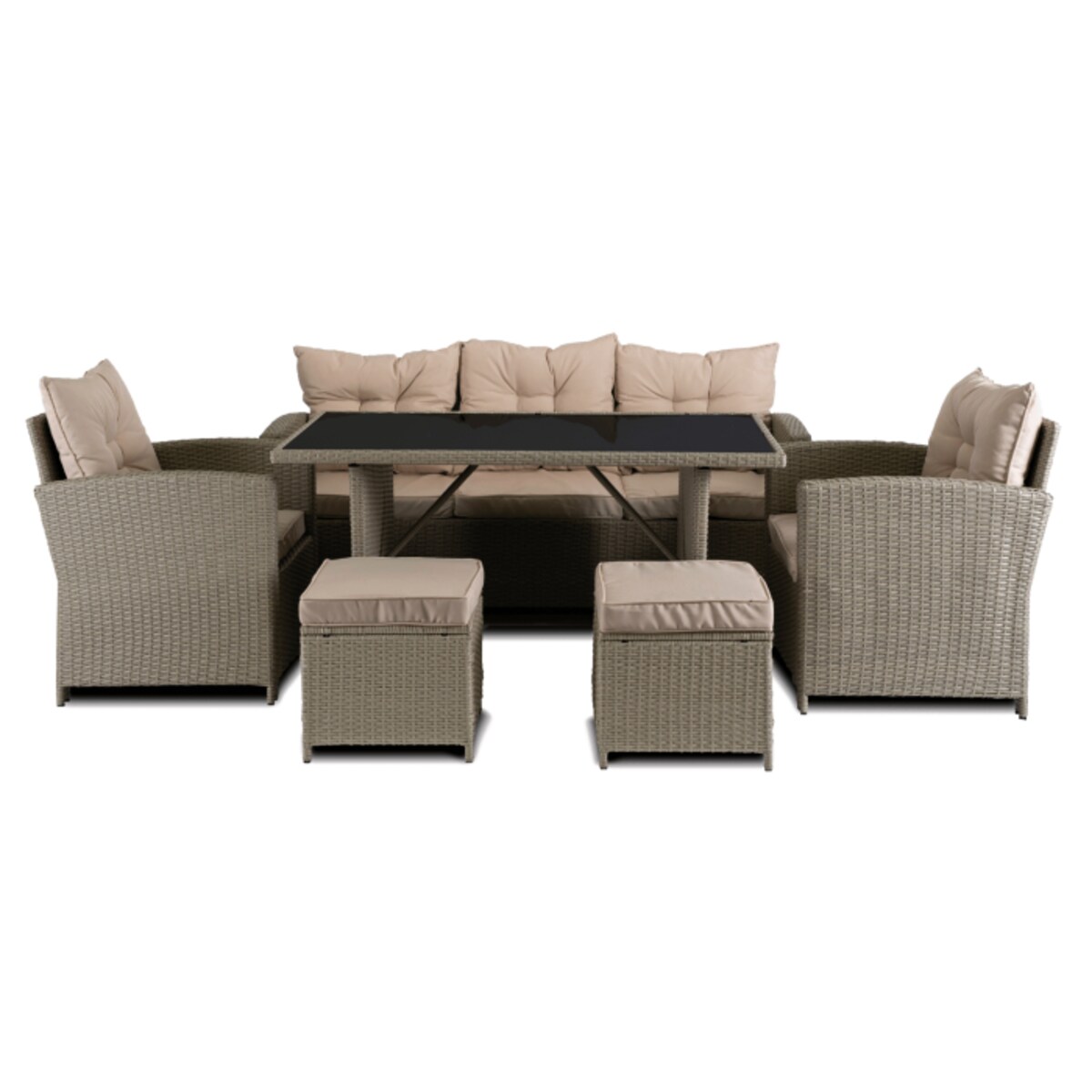 Zestaw Meble Ogrodowe Technorattan Sofa Na Taras Ogród Komplet COLORADO