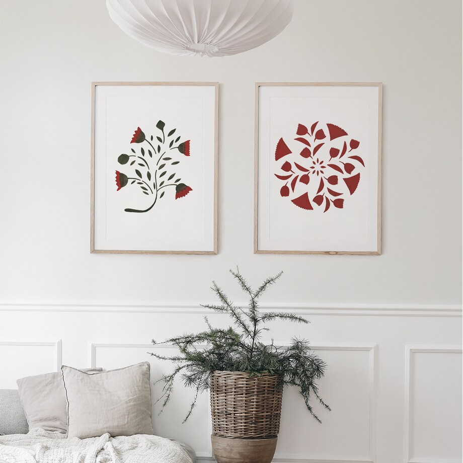 Zestaw Plakatów Folkowe Duo 30x40cm