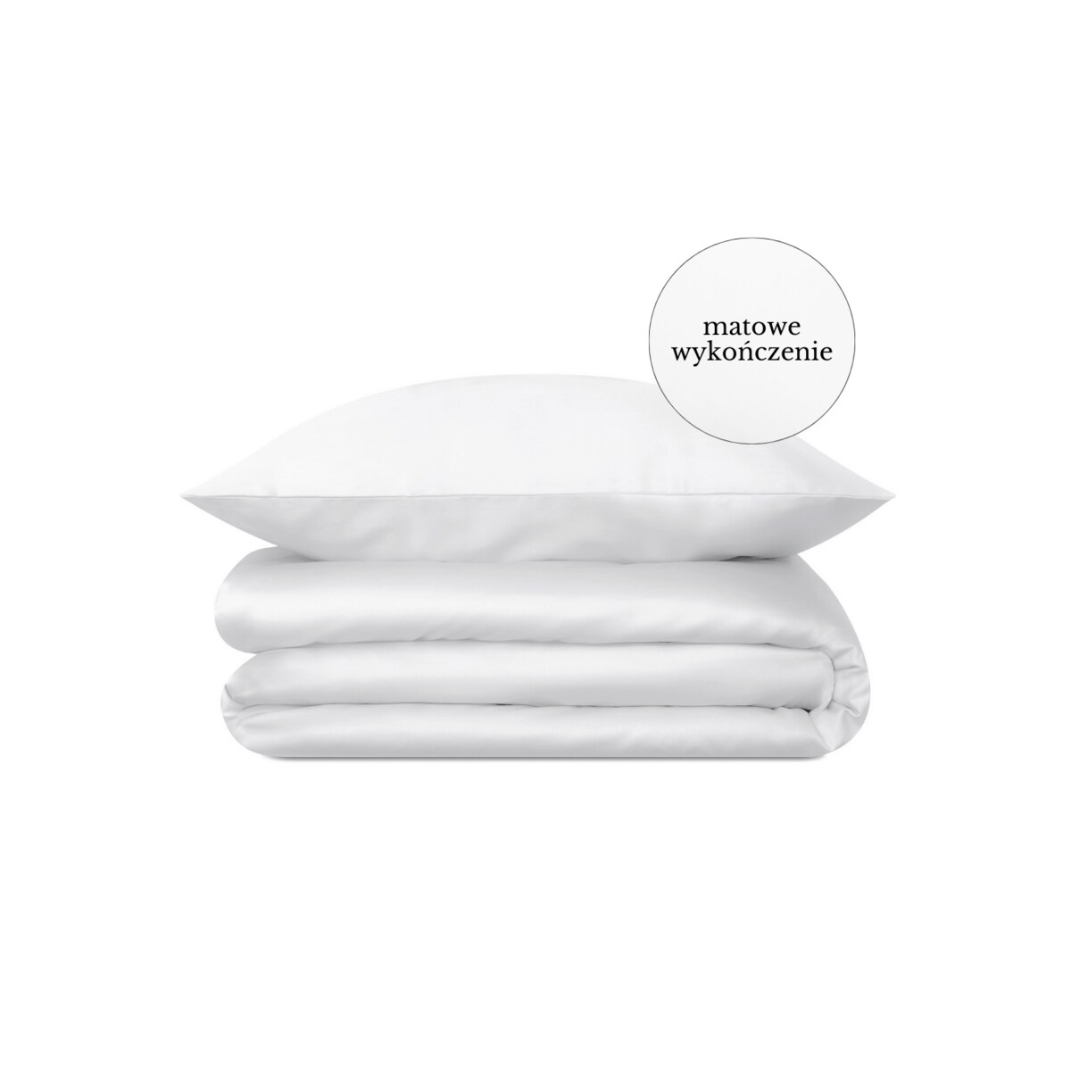 Pościel perkalowa pure white 220/200 + 2 x 70/80 cm