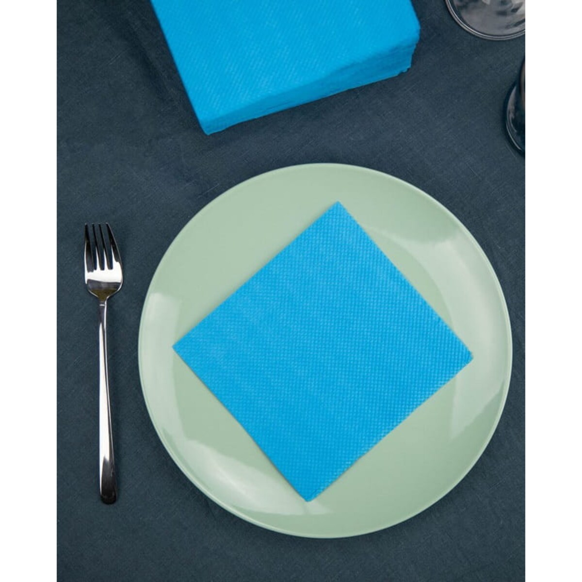 Serwetki papierowe Renova Red Label niebieskie 70 szt