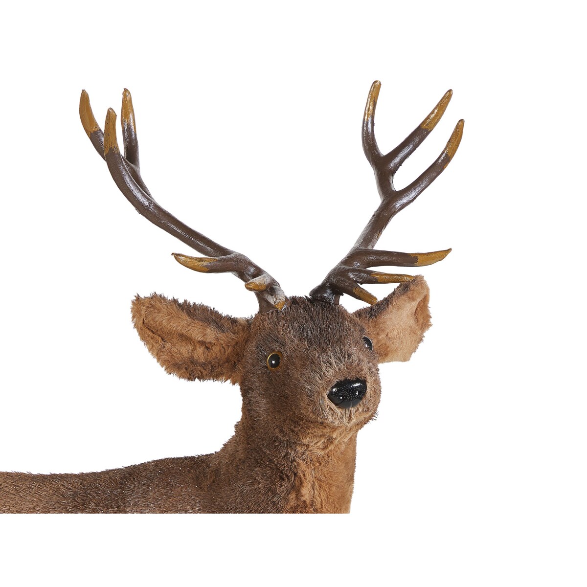 Figura dekoracyjna podłogowa renifer brązowa NESI