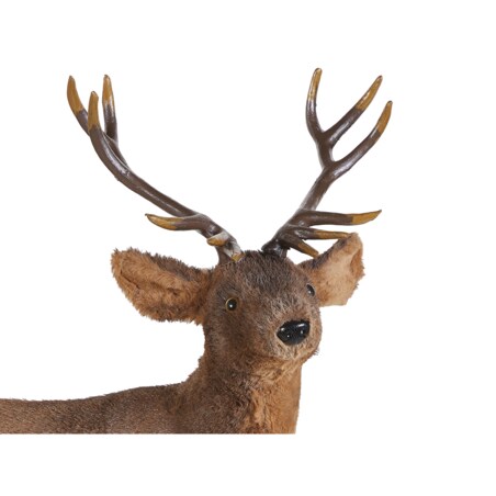 Figura dekoracyjna podłogowa renifer brązowa NESI