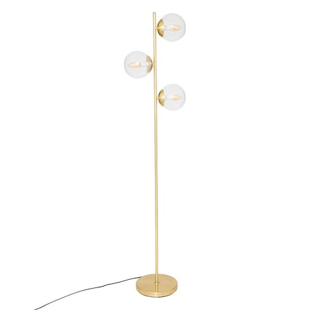Lampa podłogowa złote kule COL, wys.162 cm
