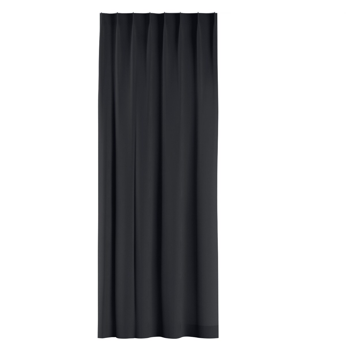 Zasłona na haczykach flex pojedynczych 130x260 czarny