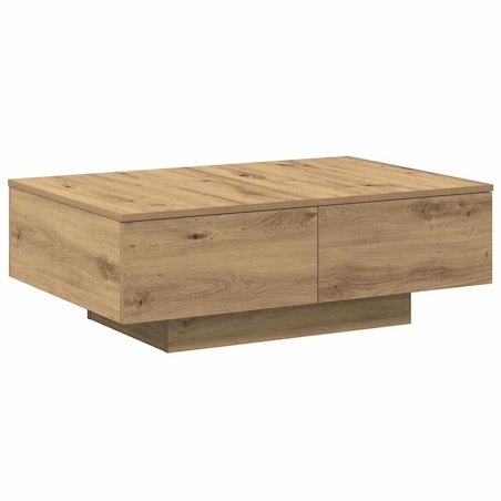 vidaXL Stolik kawowy, dąb artisan 90x60x31 cm, materiał drewnopochodny