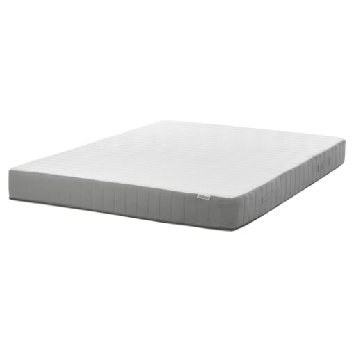 Materac kieszeniowy zdejmowalny pokrowiec 160 x 200 cm średnio twardy FLUFFY