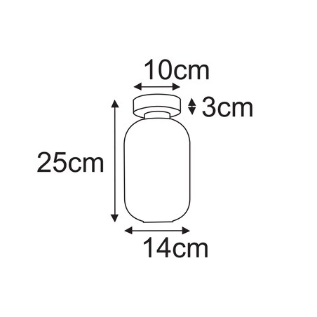 Lampa sufitowa K-5732 z serii VILAR