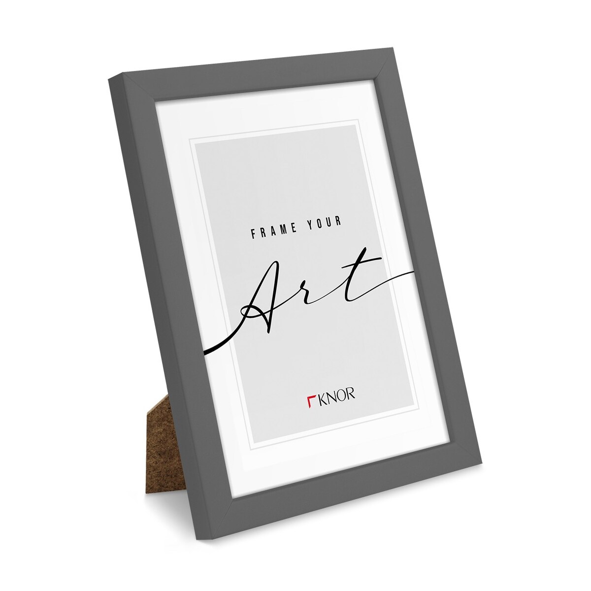 Szare ramki, 10x15 cm, ramka na zdjęcie, Knor - szare ramki do zdjęć i plakatów