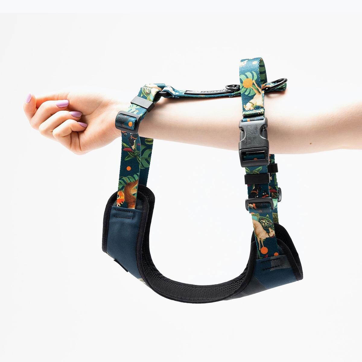 Szelki bezuciskowe dla psa lub kota "Psikolaż" - Szerokość taśmy: 25mm, Rozmiar: XL