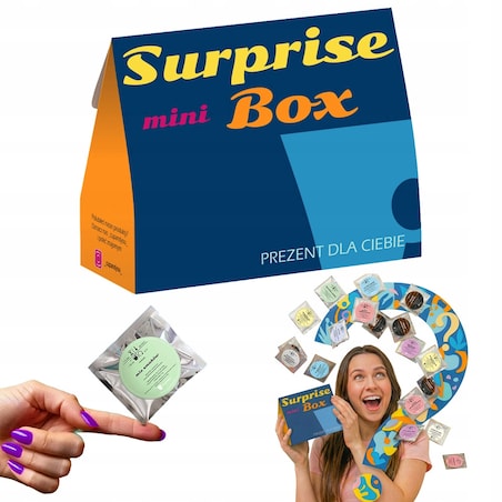 ZESTAW HERBAT NIESPODZIANKA - 5 LOSOWYCH HERBAT LIŚCIASTYCH SYPANYCH W SASZETKACH - SURPRISE BOX PREZENT UPOMINEK NA URODZINY