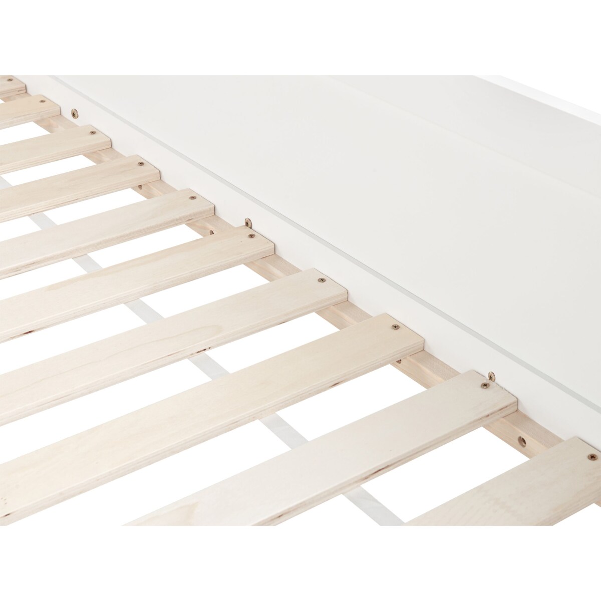 Łóżko na antresoli Domek Drewno DIENNE 90 x 200 cm Biały