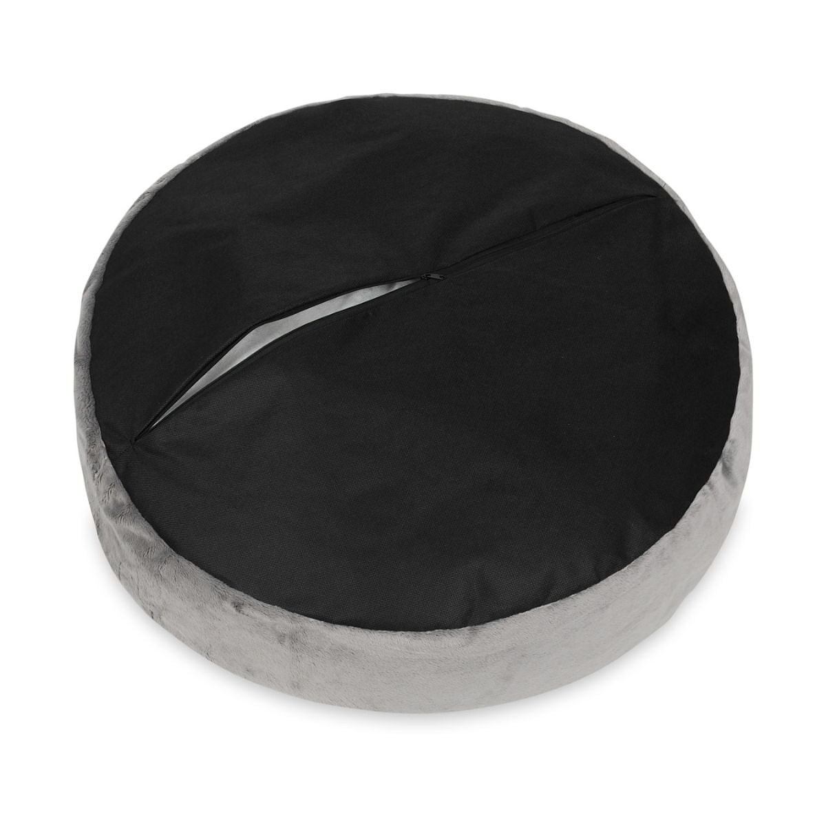 Animood Pufa Molly rozmiar: uniwersalny, kolor: ciemny szary , materiał:welur