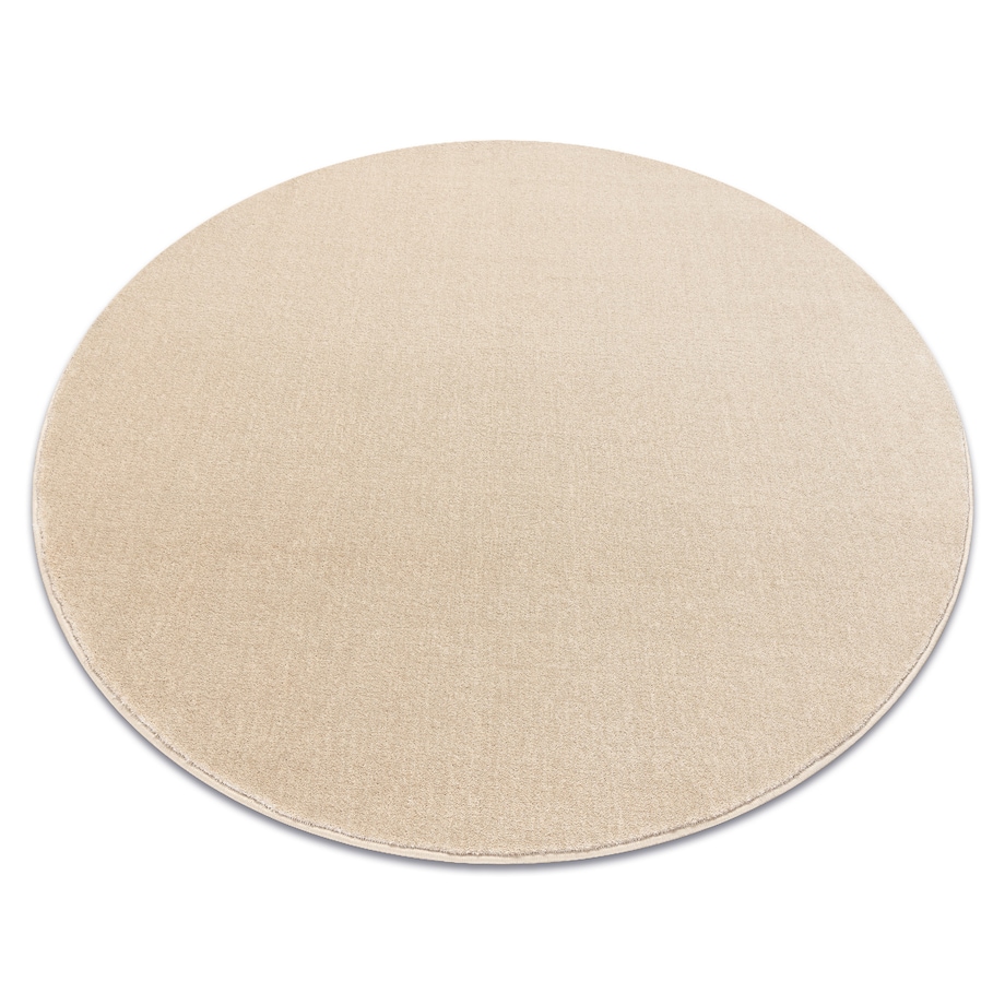 Dywan koło SEDUCTION krem 34 miękka, koło 100 cm