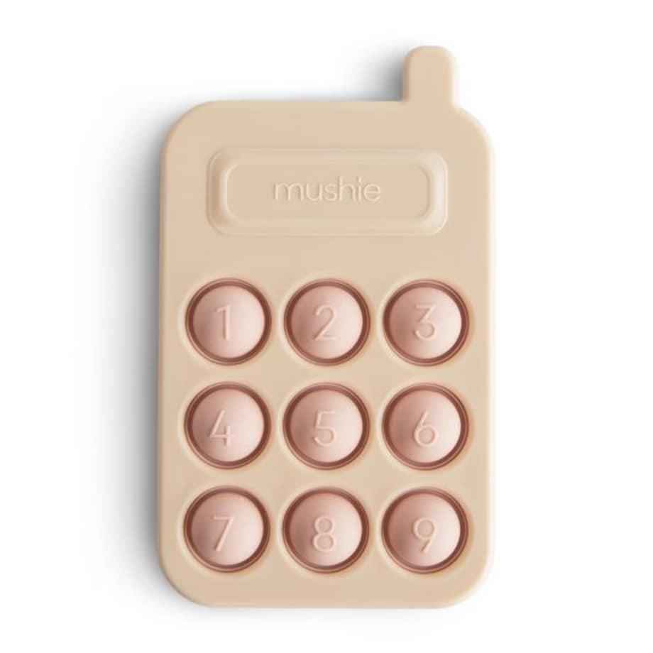 Mushie Zabawka sensoryczna Telefon Pop It Blush