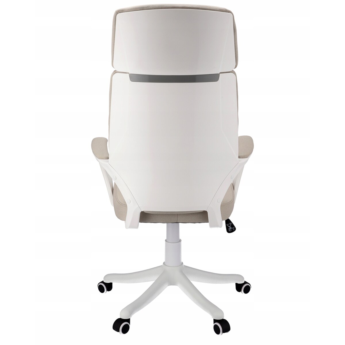 Fotel biurowy materiałowy ICON beżowy