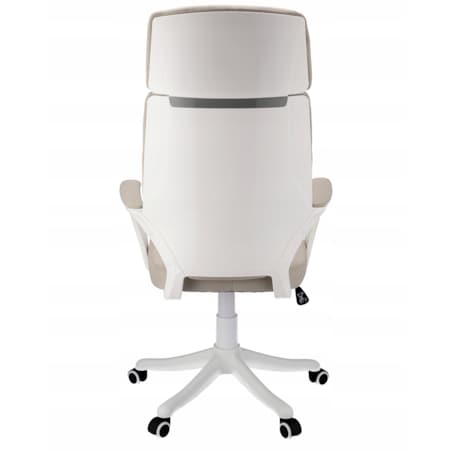 Fotel biurowy materiałowy ICON beżowy
