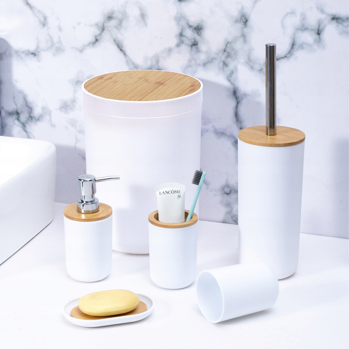 zestaw łazienkowy 6 elementów