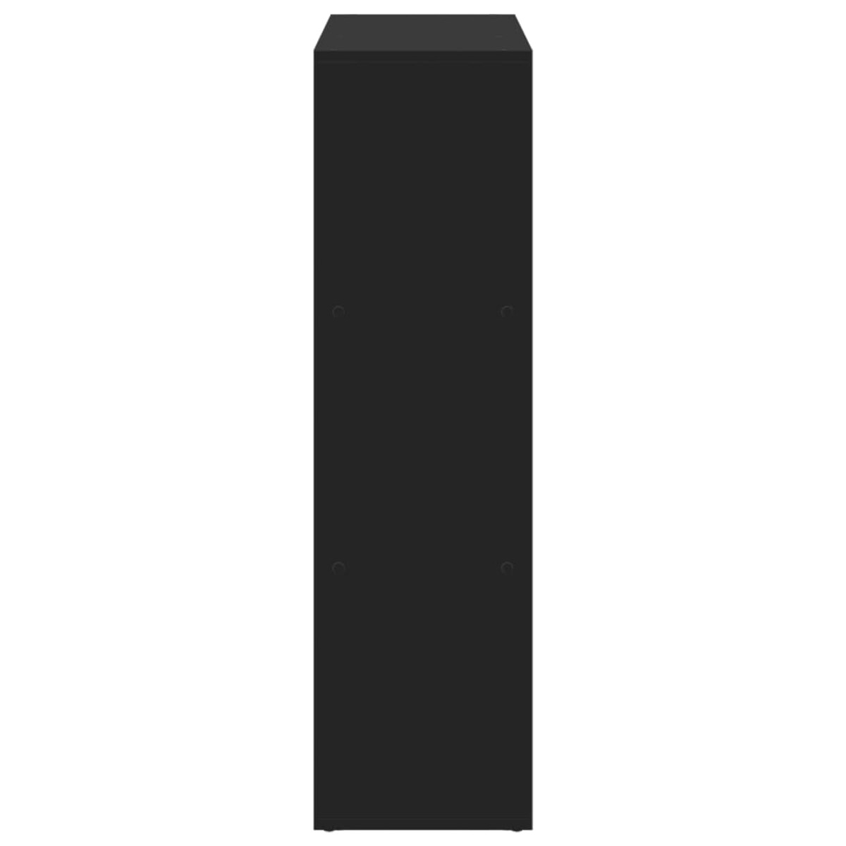 vidaXL Regał przegroda, czarny, 102x29x103,5 cm