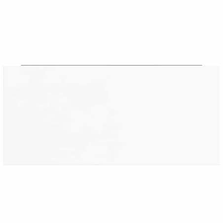 vidaXL Półka ścienna, wysoki połysk, biała, 50x23x3,8 cm, MDF