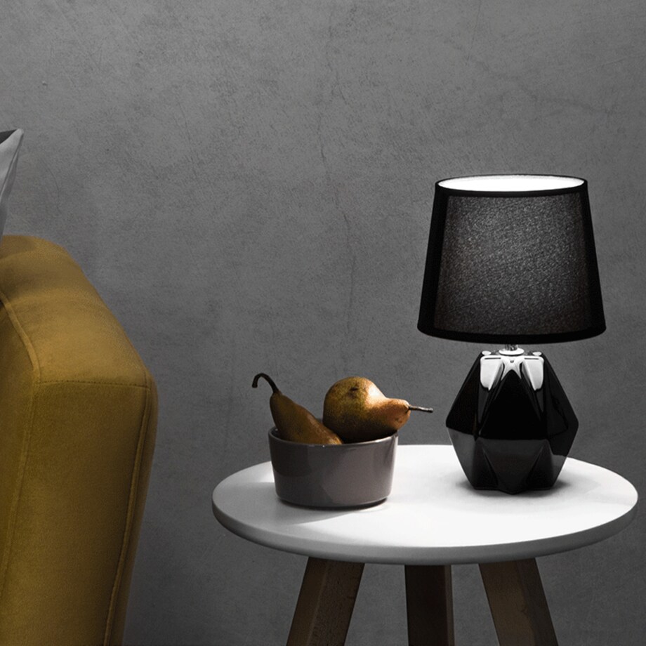 KONSIMO FABO Lampa stołowa 2szt., kolor CZARNY