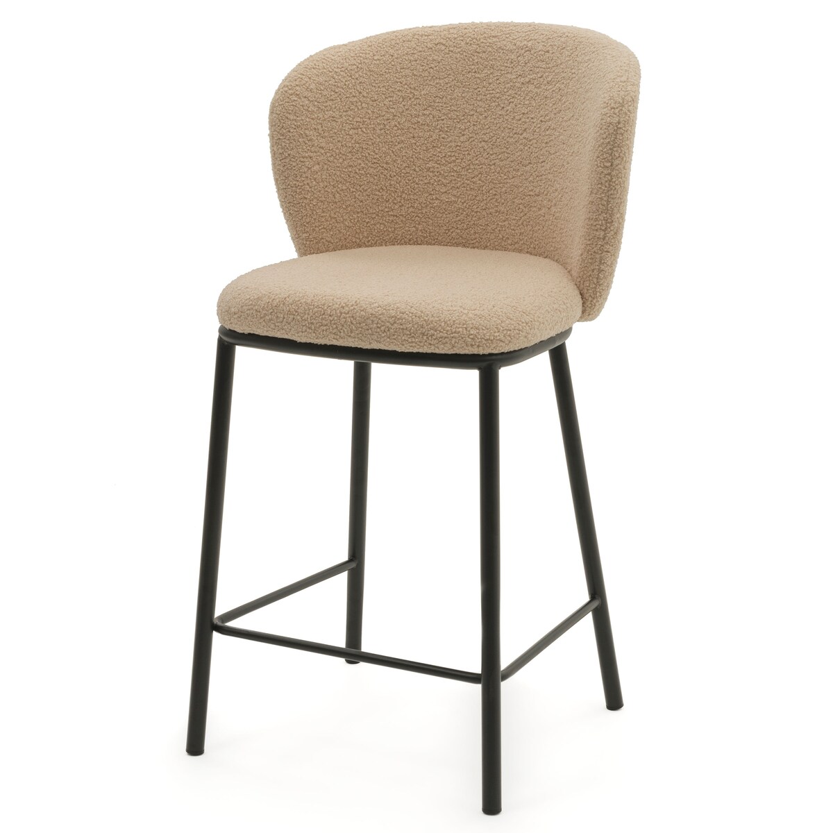 HOKER TAPICEROWANY BOUCLE TEDDY DO SALONU JADALNI BAROWY NOWOCZESNY BARI