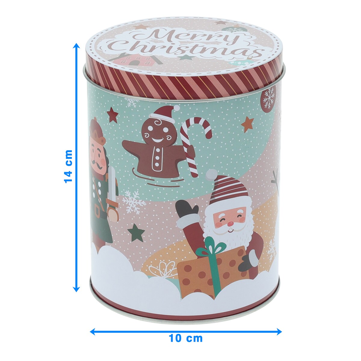 Puszka Na Pierniki Ciastka Boże Narodzenie 10X14 Cm Świąteczna Dekoracyjna Cukierki Słodycze