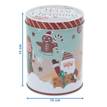Puszka Na Pierniki Ciastka Boże Narodzenie 10X14 Cm Świąteczna Dekoracyjna Cukierki Słodycze