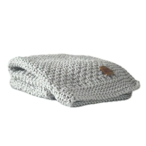 Kocyk Sensoryczny dla Noworodka - Jasnoszary - 70x50cm