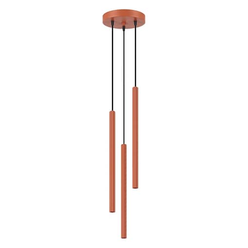 Lampa wisząca ARCHE 3P ochra czerwona