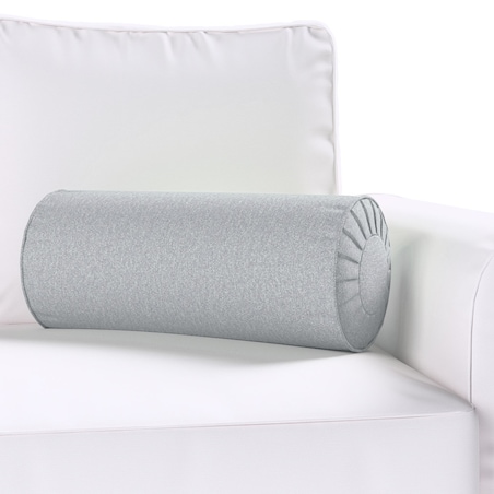 Poduszka wałek z zakładkami, szary, Ø20 x 50 cm, Amsterdam