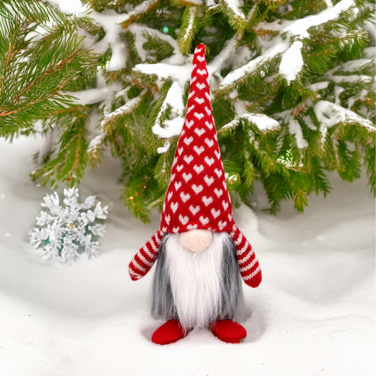 SKRZAT świąteczny KRASNAL gnom Mikołaj na święta