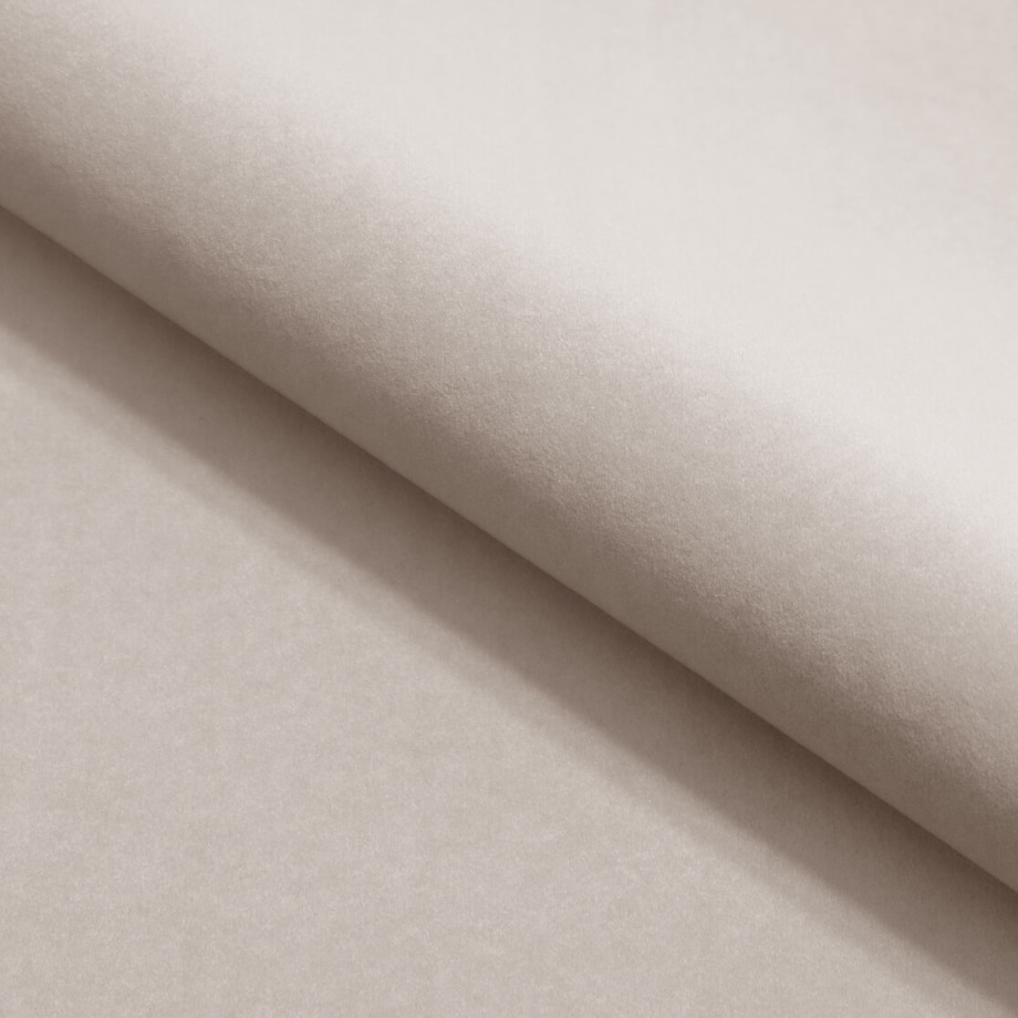 Narożnik ALEX z regulowanymi zagłówkami, lewostronny - Matt Velvet beżowy