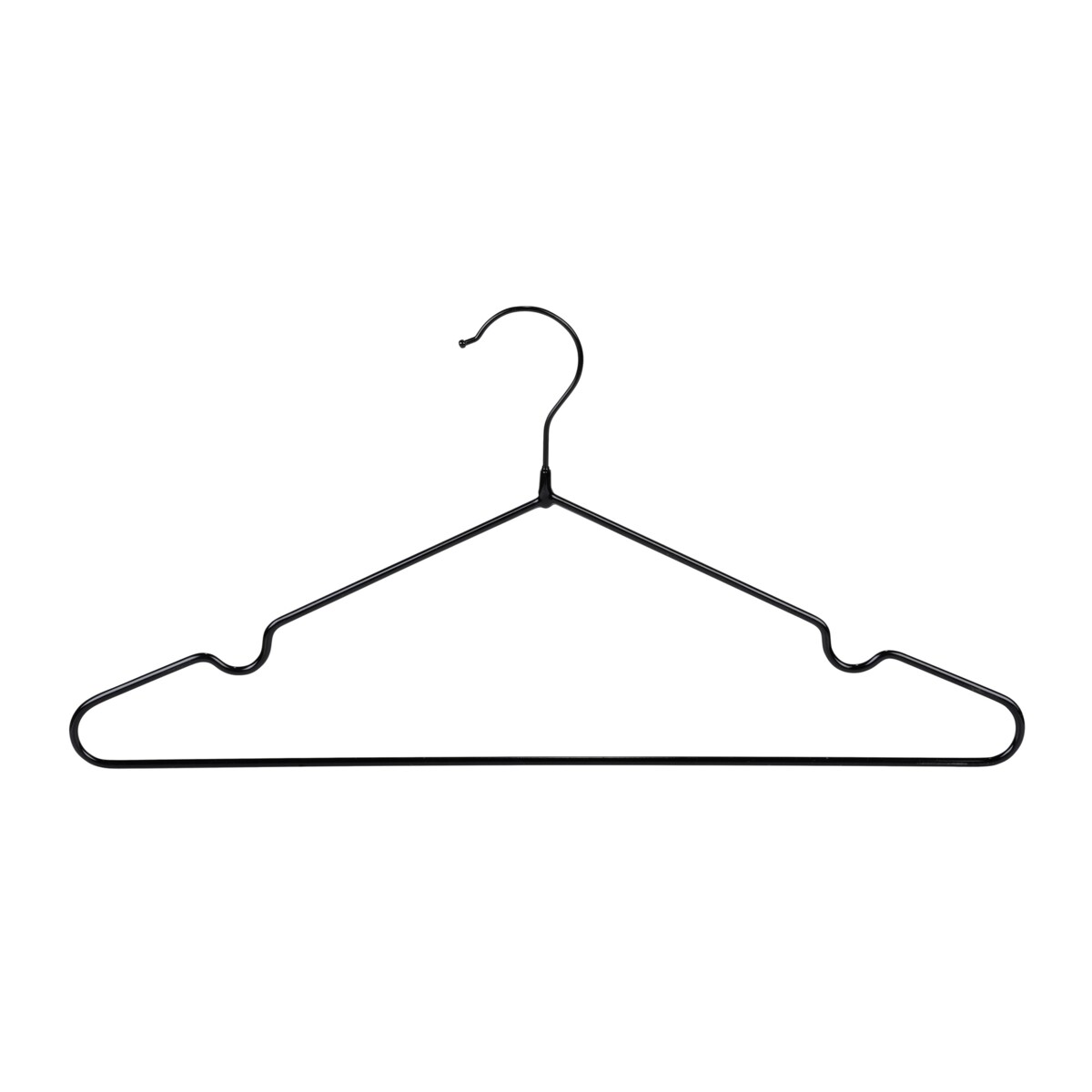 Zestaw 20 wieszaków na ubrania z powłoką antypoślizgowąSASCHA, 20 x 40,5 cm, WENKO