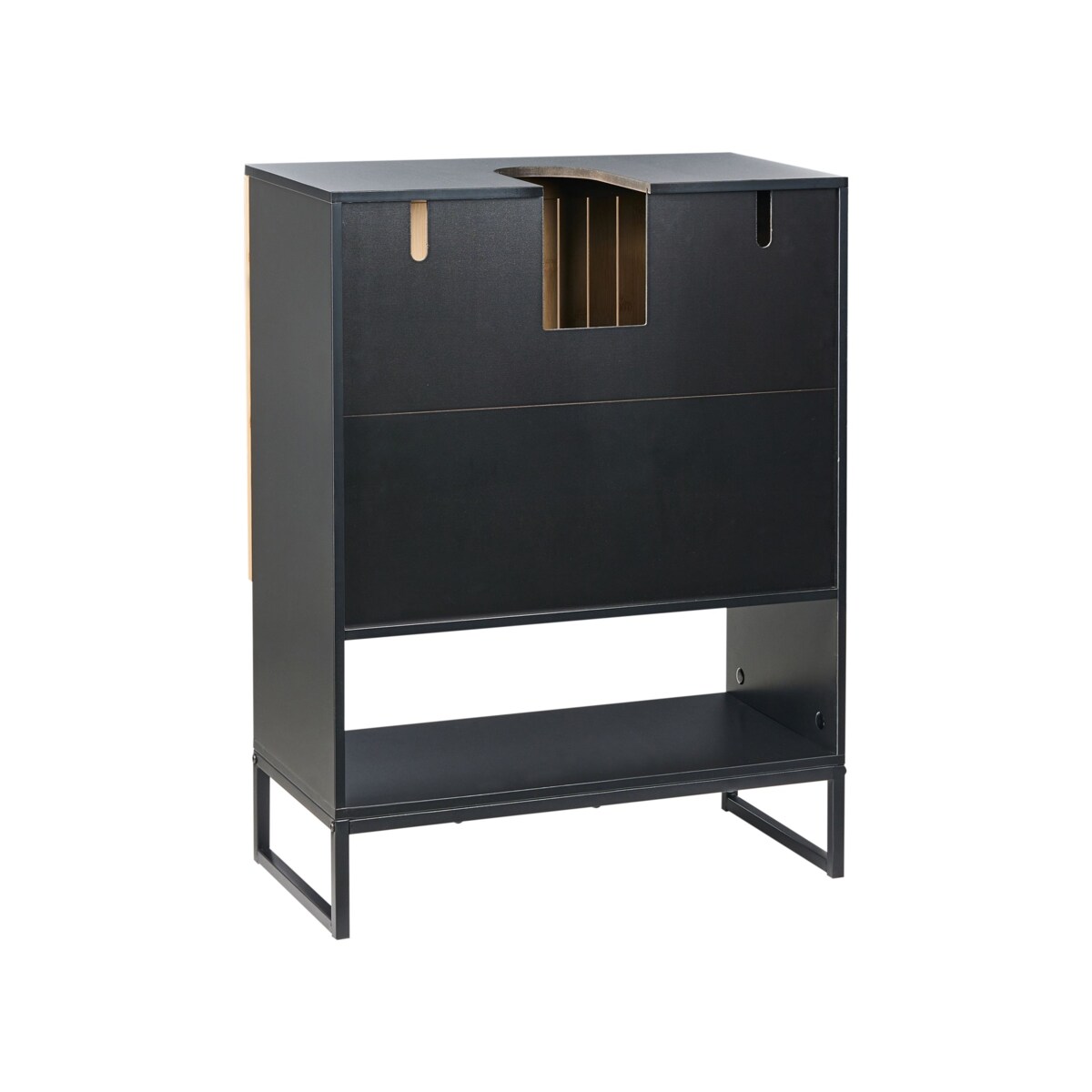 Szafka pod umywalkę MISCANTI Drewno bambusowe 60 cm Jasnobrązowy