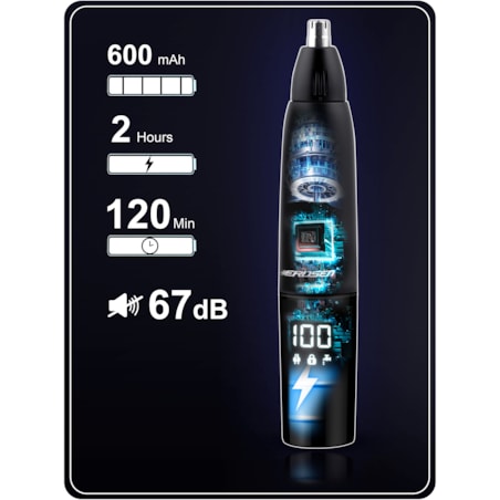 Trymer do nosa i uszu precyzyjna maszynka golarka Berdsen