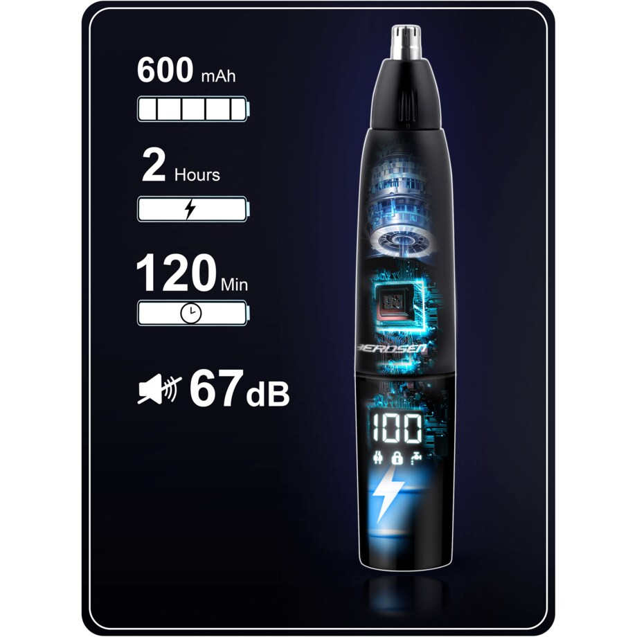 Trymer do nosa i uszu precyzyjna maszynka golarka Berdsen