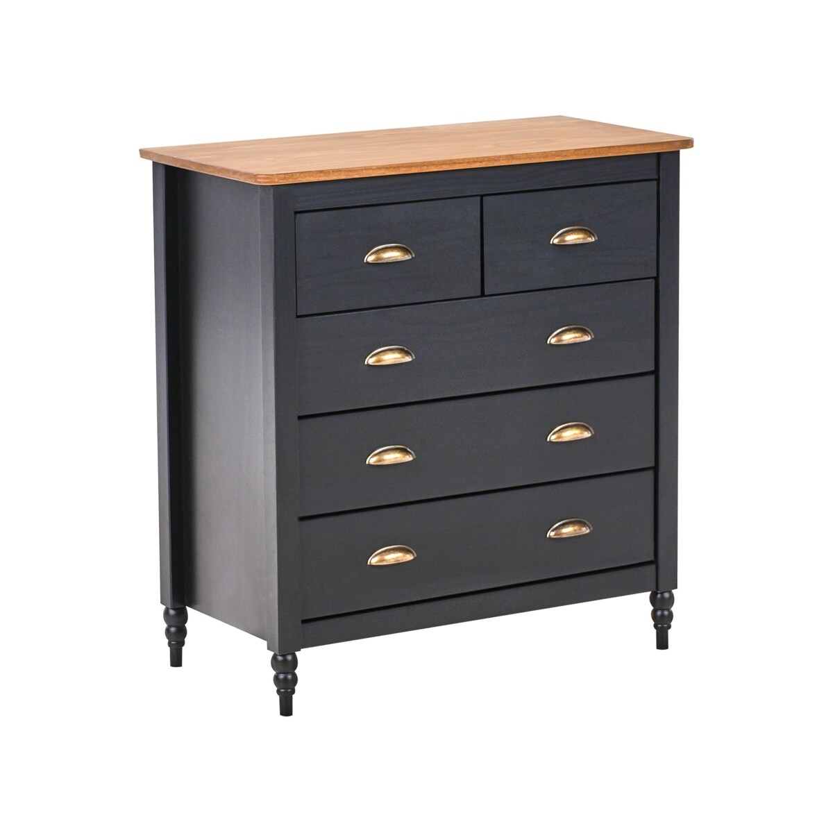 Komoda czarna SHILLINGTON