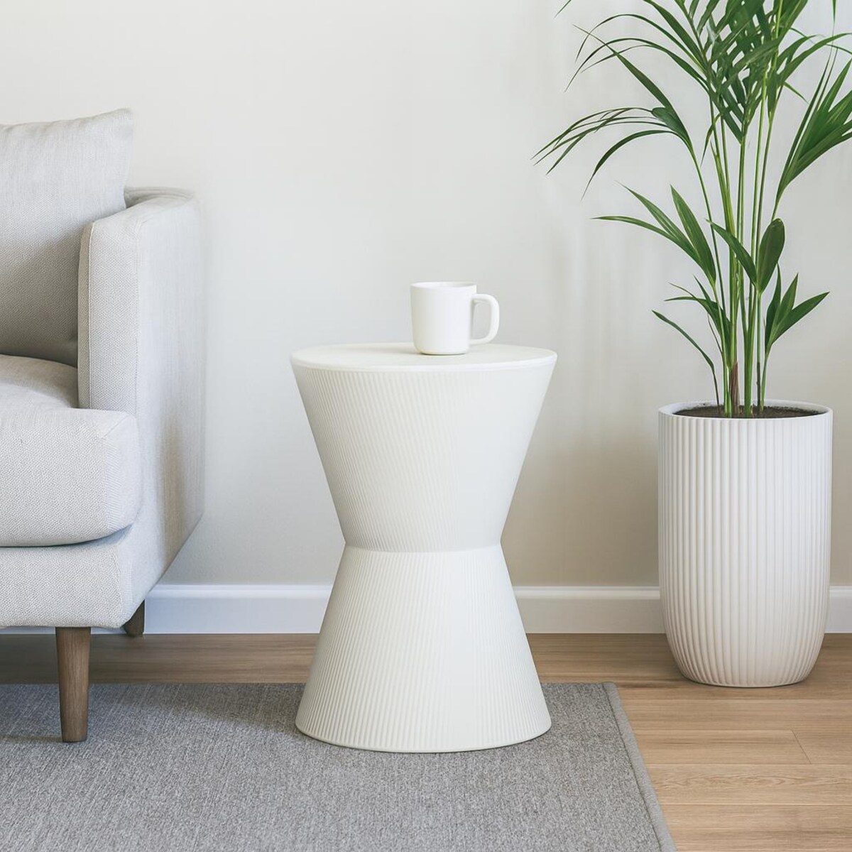 Stolik boczny do kanapy typu totem TOME, Ø 29 x 45 cm