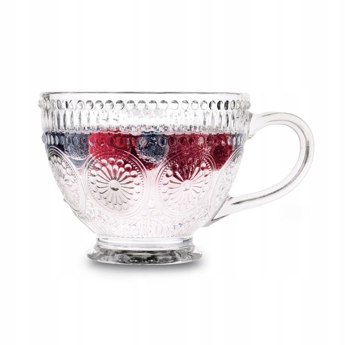 6x KUBEK FILIŻANKA szklanka 400 ml na herbatę kawę latte desery prezenty