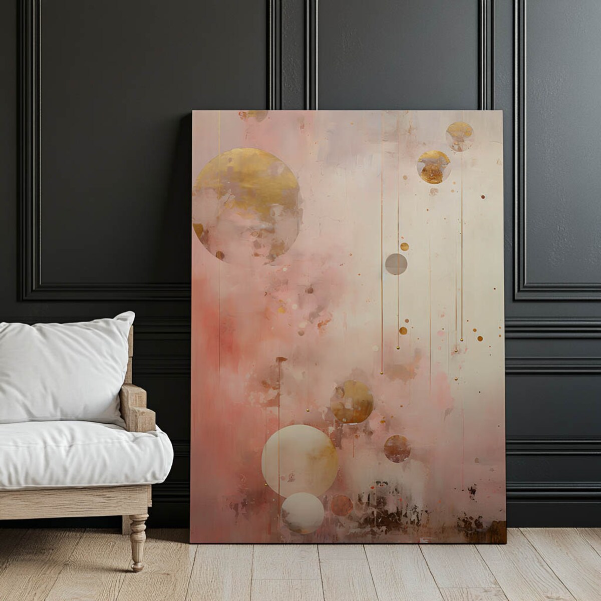 Złote Sny, 50x70 cm, bez ramy, płótno premium na blejtramie