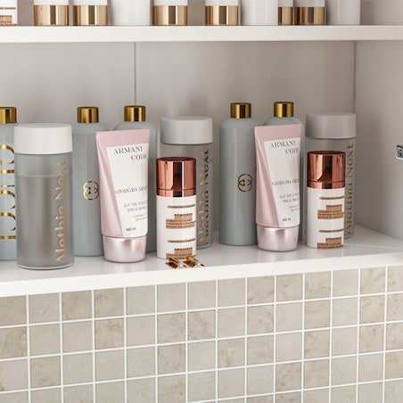 Szafka łazienkowa wisząca ścienna 3 półki 60 cm