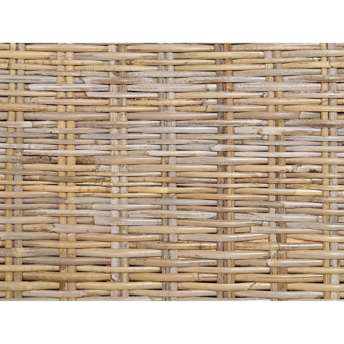 Łóżko rattanowe 140 x 200 cm naturalne SALBRIS