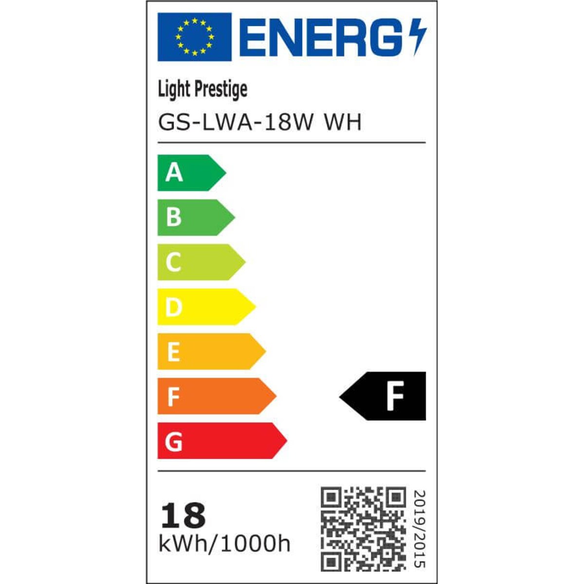 Kinkiet ścienny nad lustro Ibros GS-LWA-18W WH CCT Light Prestige LED 18W 3000K IP44 biały