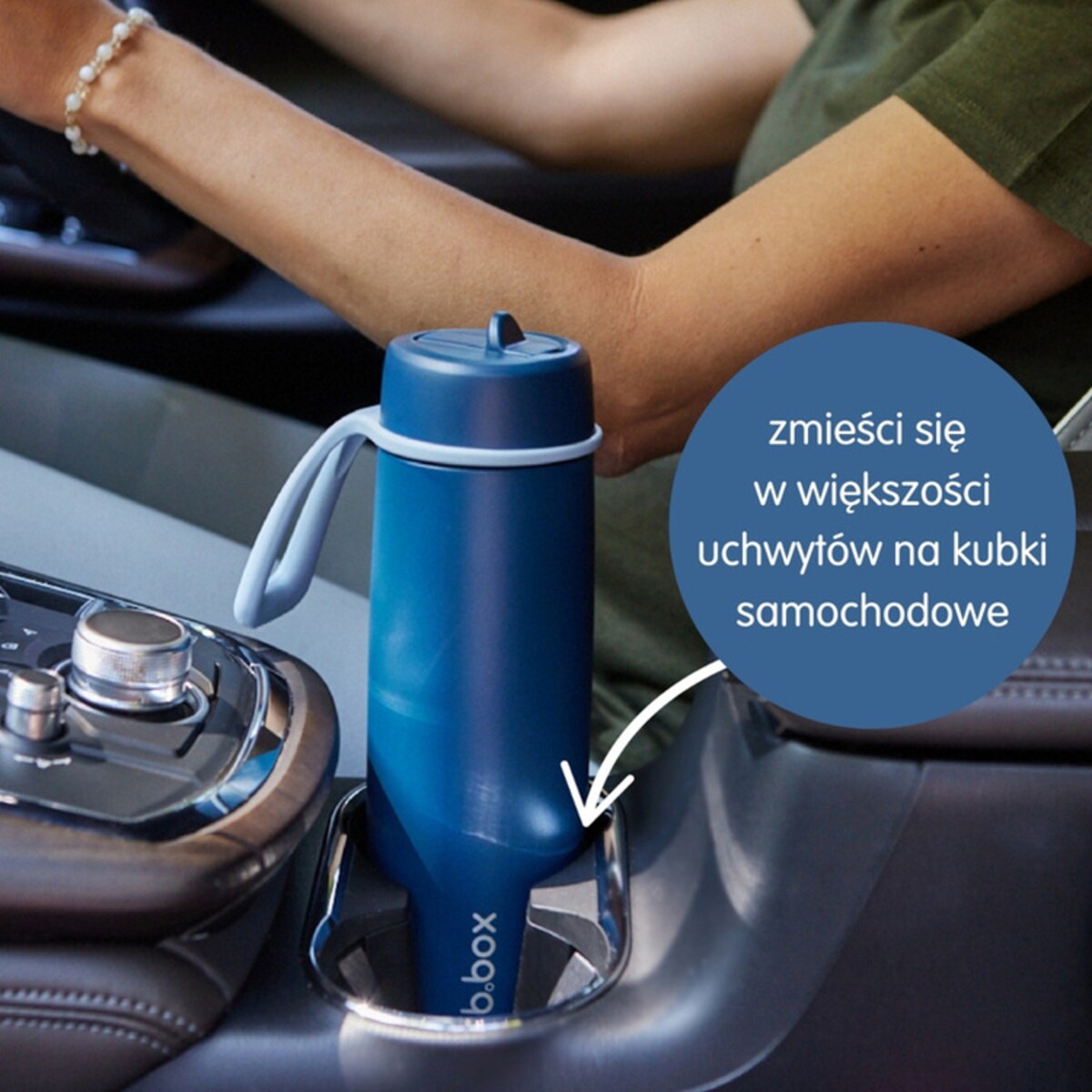 Butelka termiczna ze składanym ustnikiem - termos 690 ml dla dzieci i dorosłych Lagoon b.box